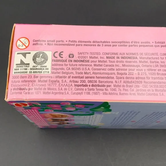 Barbie Foreign Edition Beauty & the Beast Belle Doll 2001 Mattel 56034 NRFB - Picture 10 of 10